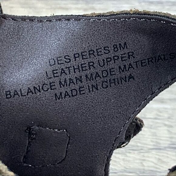 OTBT~Women’s~”Des Peres”~Open Back Bootie Leather~Olive Green~Ankle Strap~Size 8 - Picture 11 of 11